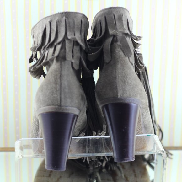 Ron White Suede Ankle Boots. 'Everyday Heels' - Picture 12 of 16
